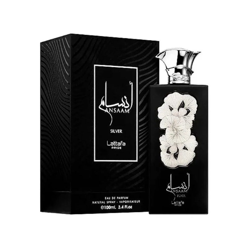 Lattafa Ansaam Siver Pride Masculino 100ml Eau De Parfum