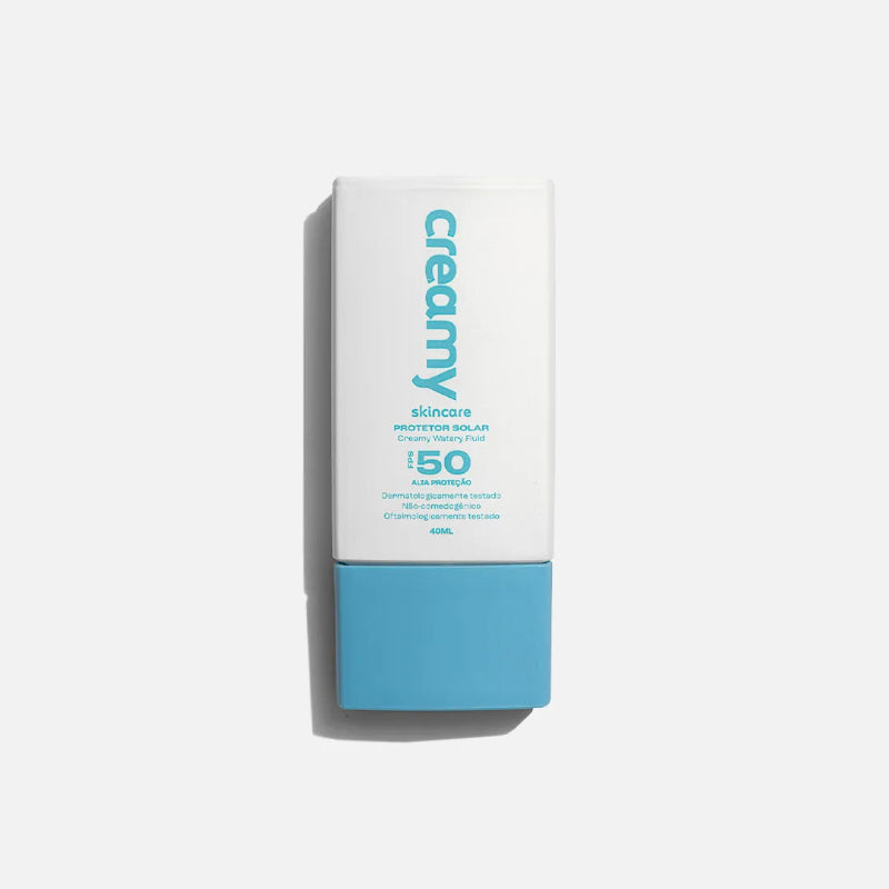 Creamy Skincare Protetor Solar Watery Fluid FPS 50 Com 40ml