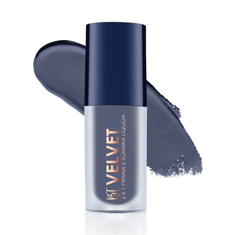 Bruna Tavares BT Velvet 2x1 Primer  Sombra Liquida 6ml Grey