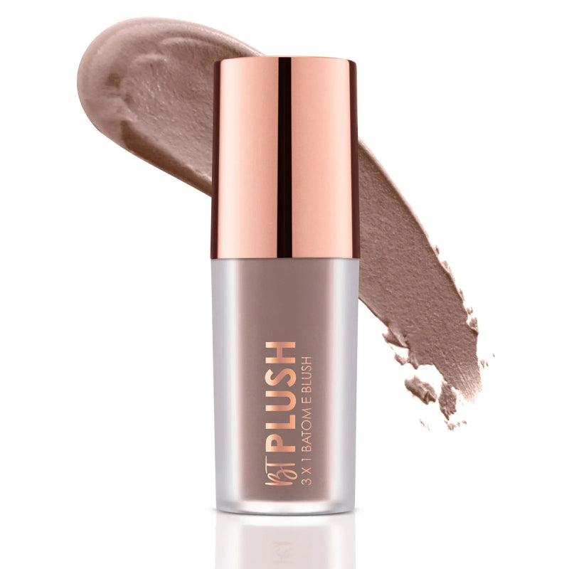 Bruna Tavares BT Plush Latte 3x1 Batom Blush E Sombra