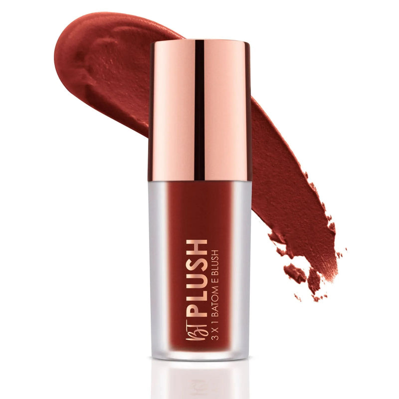 Bruna Tavares BT Plush Cinnamon 3x1 Batom Blush E Sombra