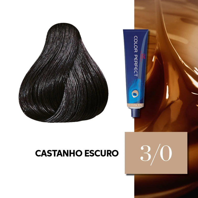 Wella Tintura Color Perfect 3/0 Castanho Escuro 60ml