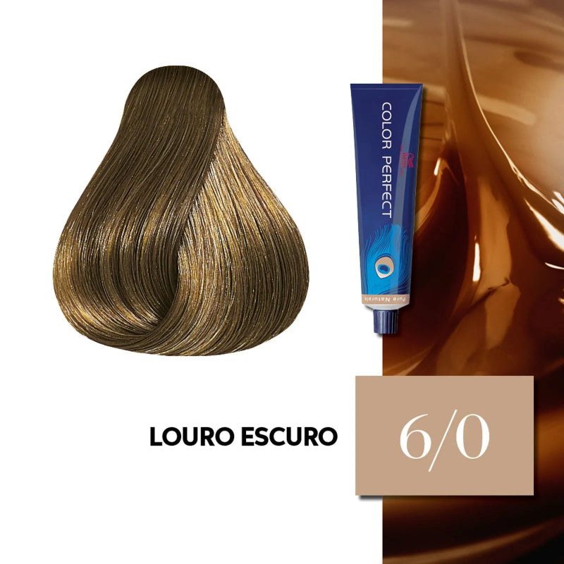 Wella Tintura Color Perfect 6/0 Louro Escuro 60ml