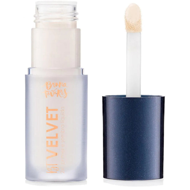 Bruna Tavares BT Velvet 2x1 Primer  Sombra Liquida 6ml Off White