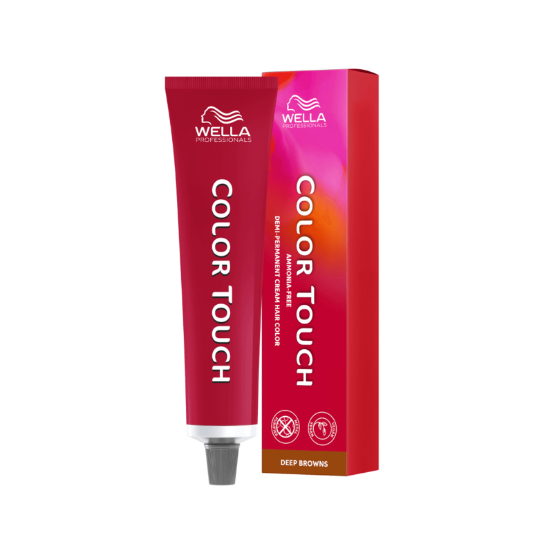 Wella Tintura Color Touch 7/71 Louro Médio Marrom Acinzentado 60G
