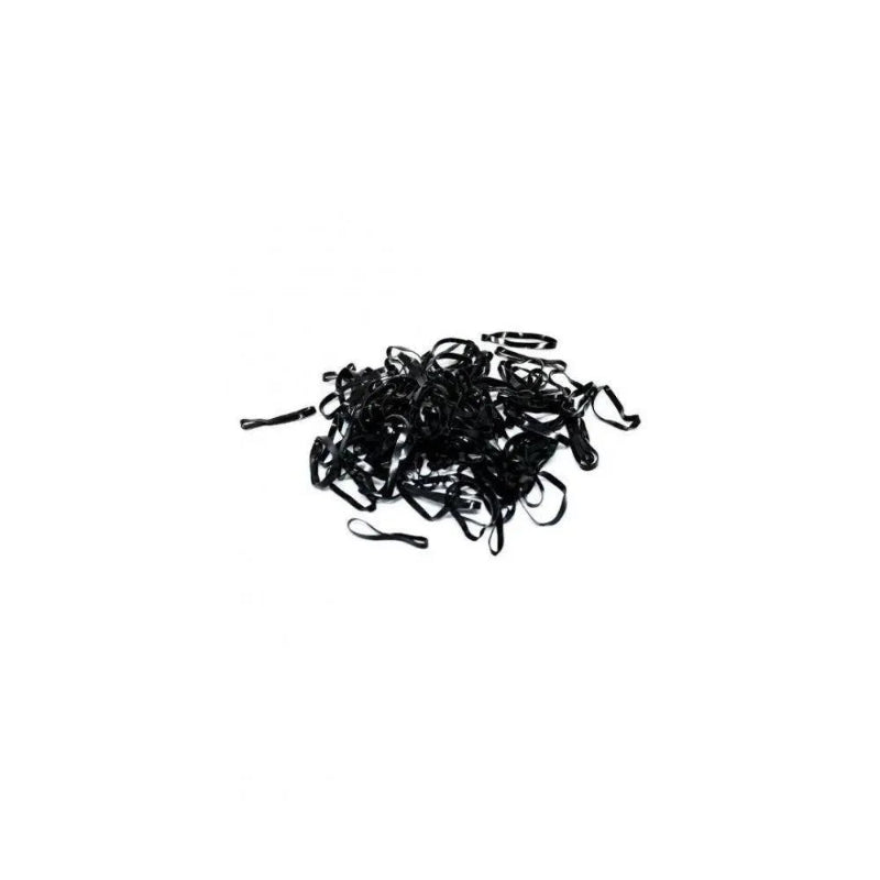 Bonitta Elástico Para Cabelo Profissional  Preto Com 100 Unidades