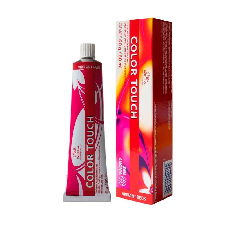 Wella Tintura Color Touch 7/43 Louro Médio Vermelho Dourado 60G