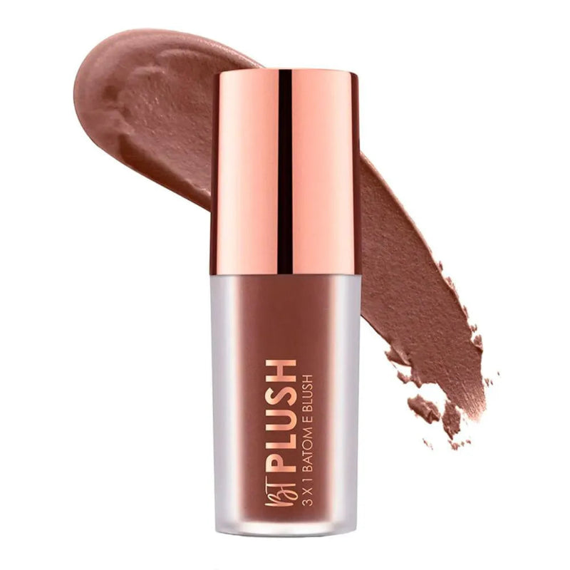 Bruna Tavares BT Plush Mocha 3x1 Batom Blush E Sombra