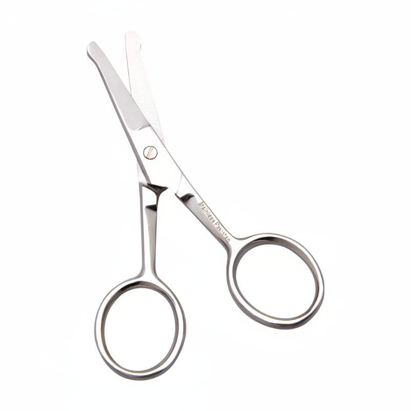 Marco Boni Tesoura Profissional Para Nariz E Bigode Ref. 1742B
