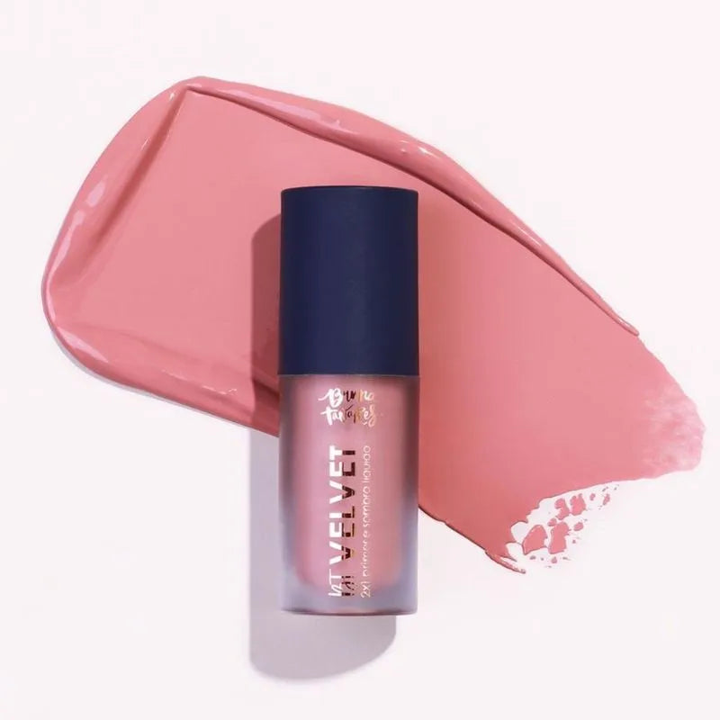Bruna Tavares Velvet 2x1 Primer Sombra Liquida 6ml Tea Rose