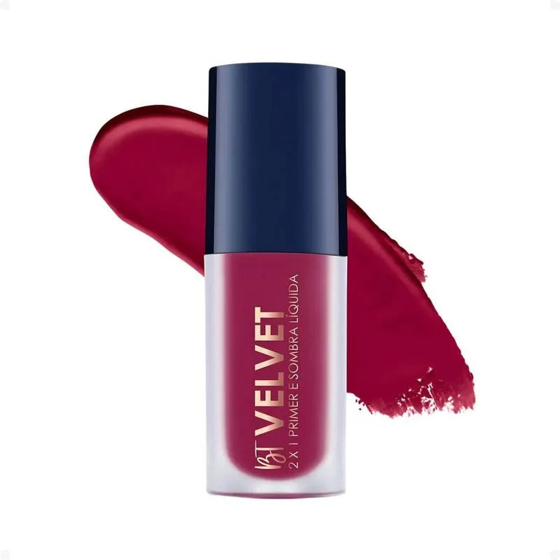 Bruna Tavares BT Velvet 2x1 Primer  Sombra Liquida 6ml Cherry