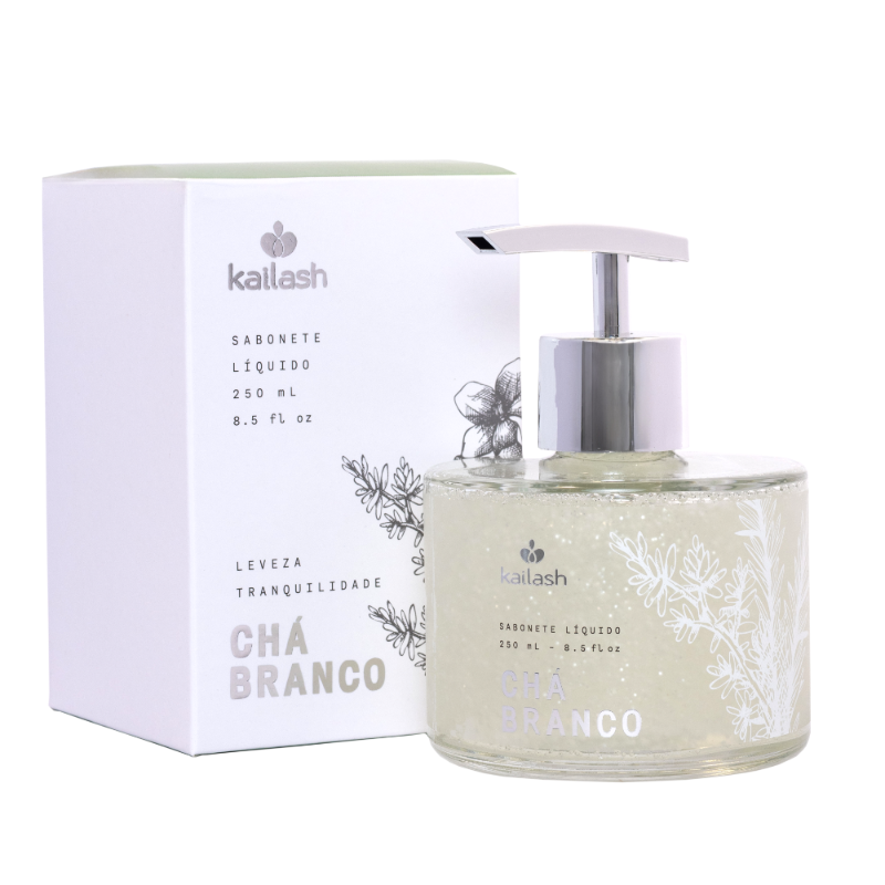Kailash Sabonete Líquido Hidratante 250ml - Chá Branco