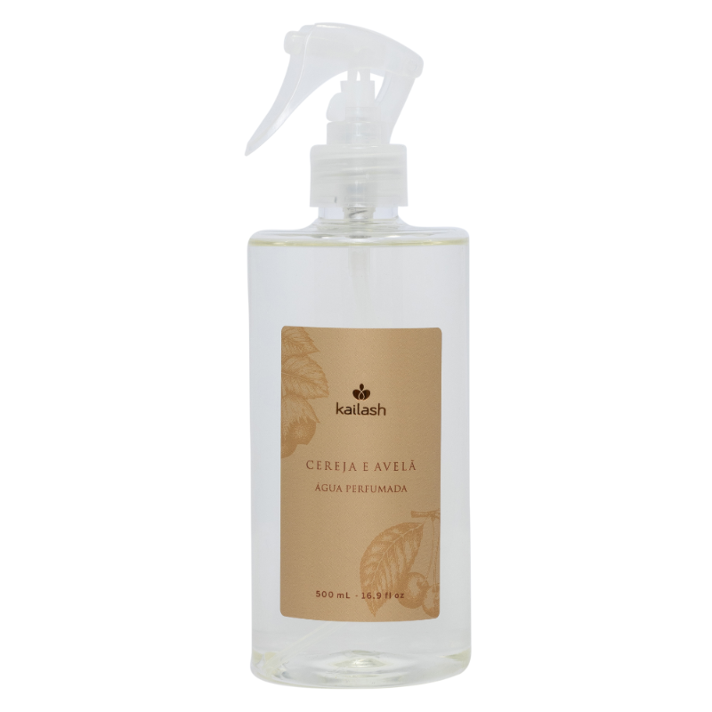 Kailash Água Perfumada Para Tecidos 500ml - Cereja E Avelã