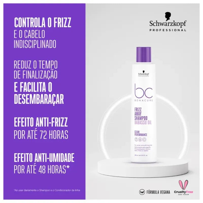 Schwarzkopf BC Bonacure Frizz Away Babassu Oil Shampoo 250ml