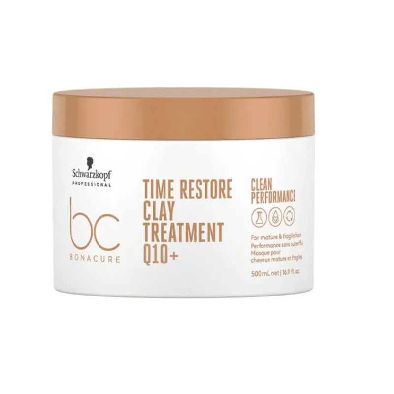 Schwarzkopf BC Bonacure Time Restore Clay Treatment Q10 Mascara 200ml
