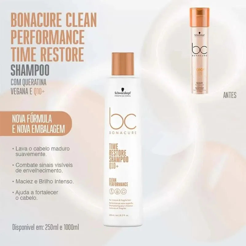 Schwarzkopf BC Bonacure Time Restore Shampoo Q10 250ml