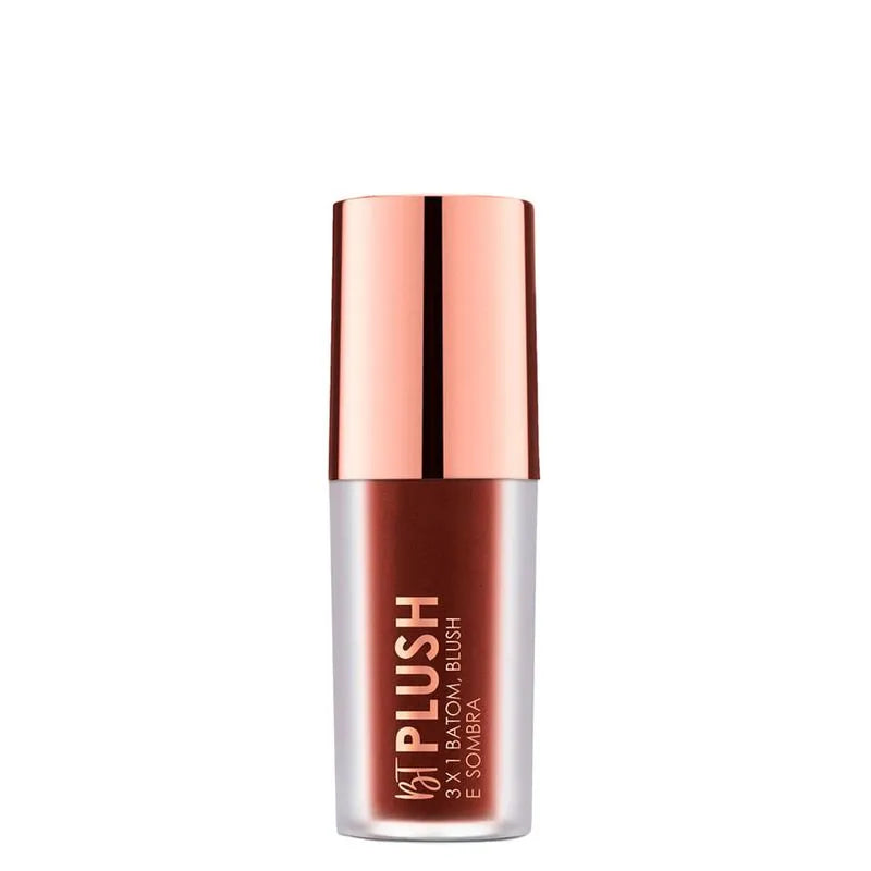 Bruna Tavares BT Plush Cocoa 3x1 Batom Blush E Sombra