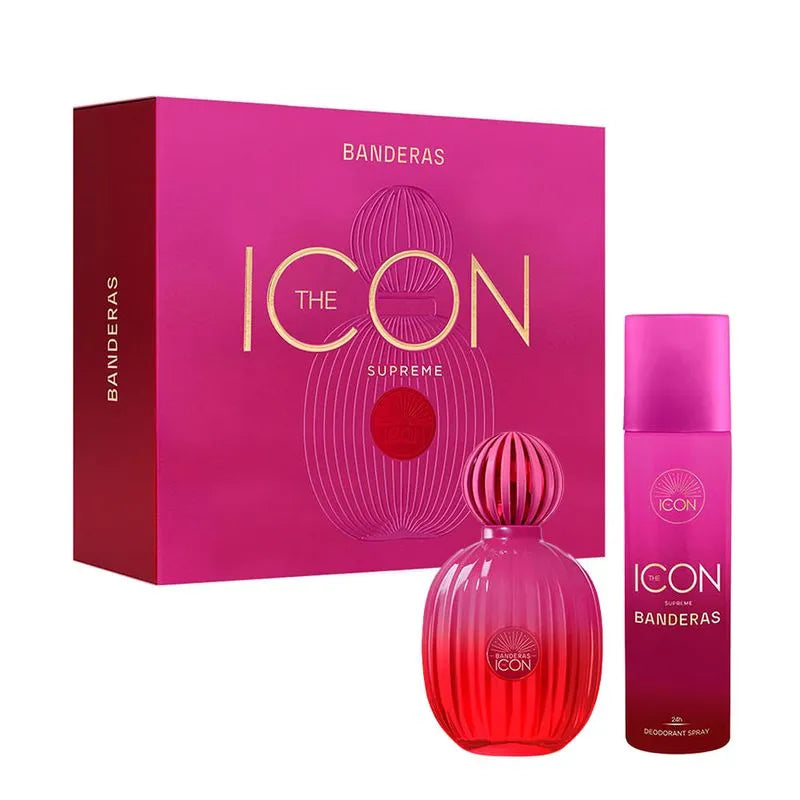 Antonio Bandeiras The Icon Supreme  Fem 100ml EDP +Deo 150ml KIT