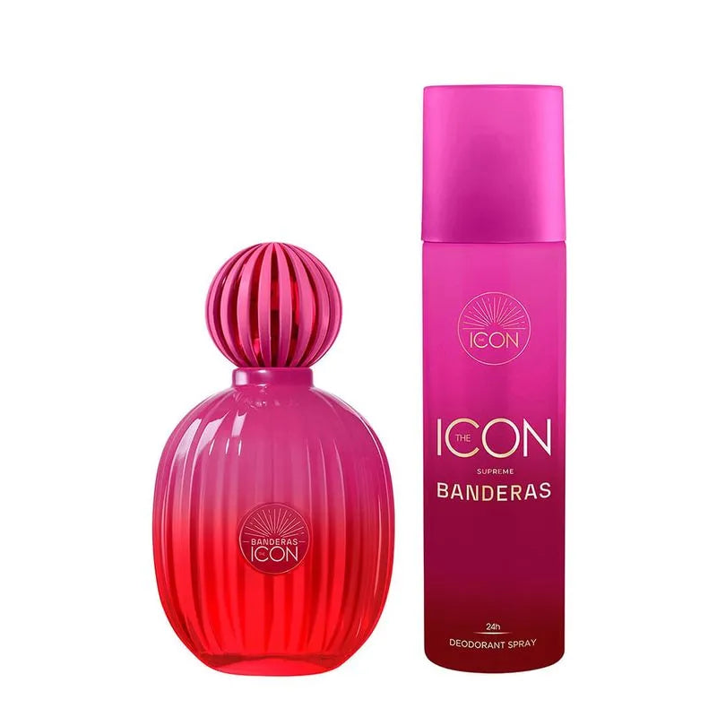 Antonio Bandeiras The Icon Supreme  Fem 100ml EDP +Deo 150ml KIT