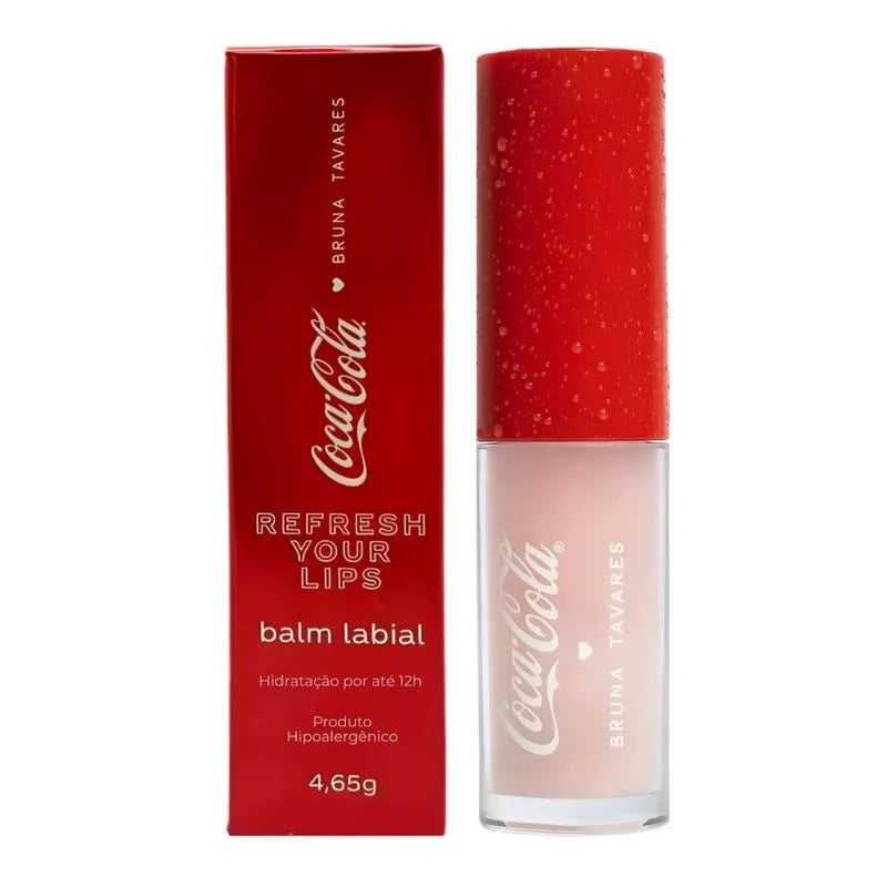 Bruna Tavares Coca cola Balm Labial na cor Refresh Byour Lips 4,65g