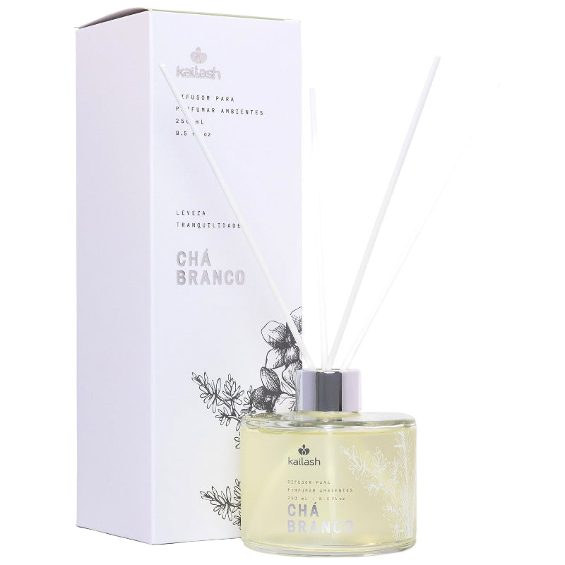 Kailash Difusor Para Perfumar Ambientes 250ml - Chá Branco