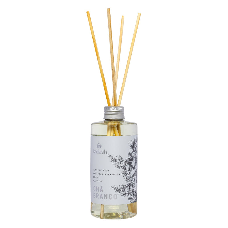 Kailash Difusor Para Perfumar Ambientes Econômico 250ml -Chá Branco