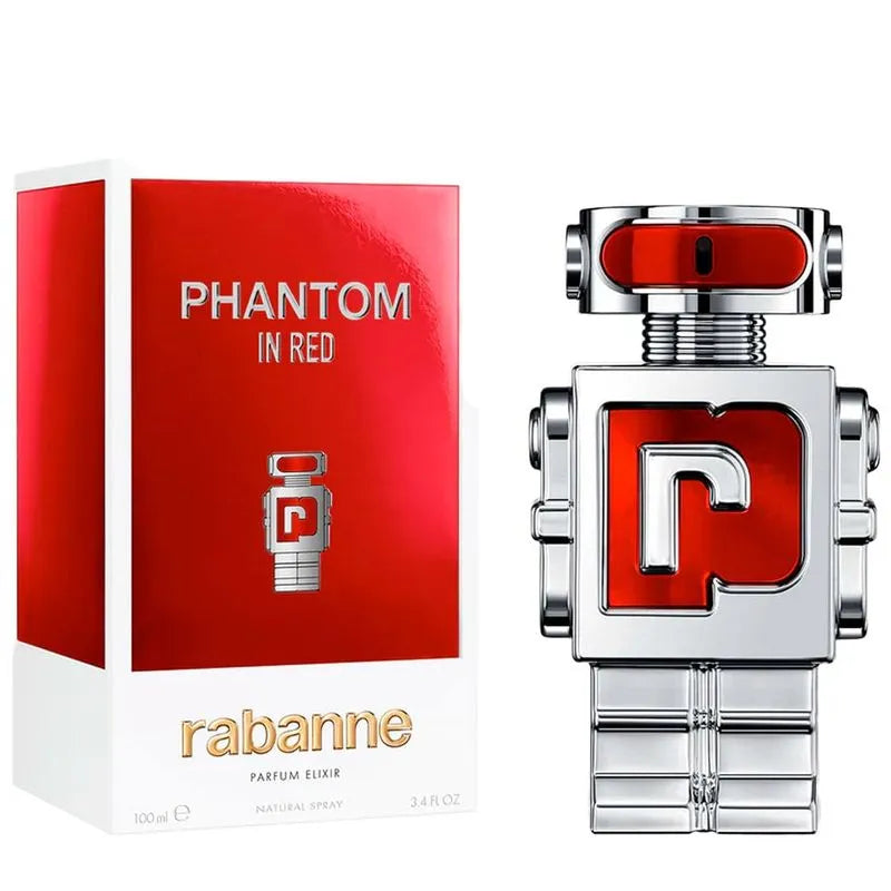 Paco Rabanne Phantom In Red Parfum Elixir masculino 100ml