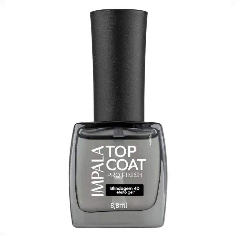 Esmalte Impala Top Coat Pro Finish 8,8ml Blindagem 4D Efeito Gel