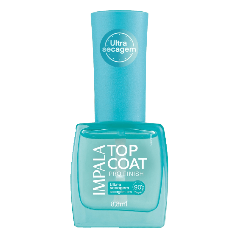 Esmalte Impala  Top Coat Pro Finish 8,8ml Ultra Secagem