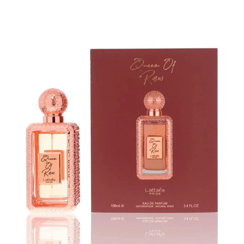 Lattafa Queen Of Roses Feminino 100ml Eau De Parfum