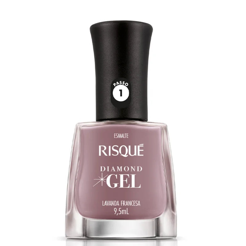 Esmalte Risque Diamond  Gel Lavanda Francesa 9,5ml