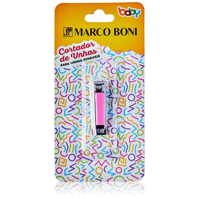 Marco Boni Cortador de Unha Mini Rosa Infantil