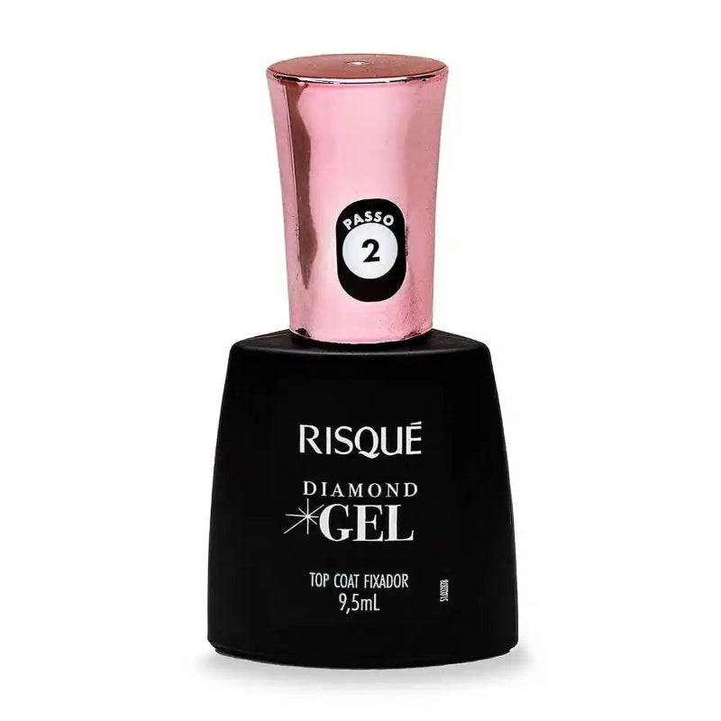 Esmalte Risque Diamond  Gel Top Coat Fixador 9,5ml