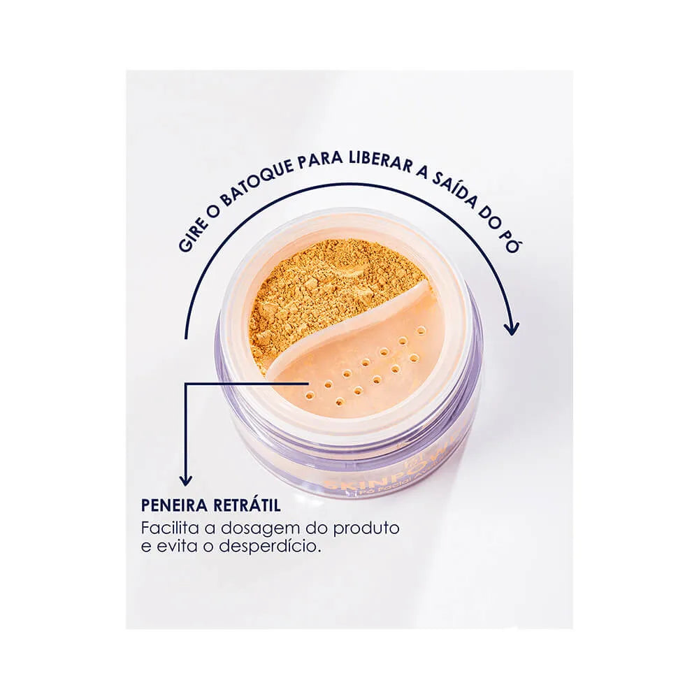 Bruna Tavares BT Skinpowder Pó Facial Aveludado Unique Amber 15G