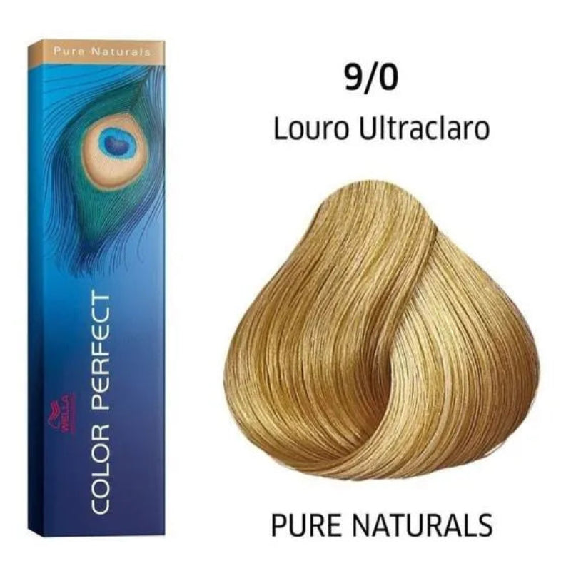 Wella Tintura Color Perfect 9/0 Louro Ultraclaro 60ml