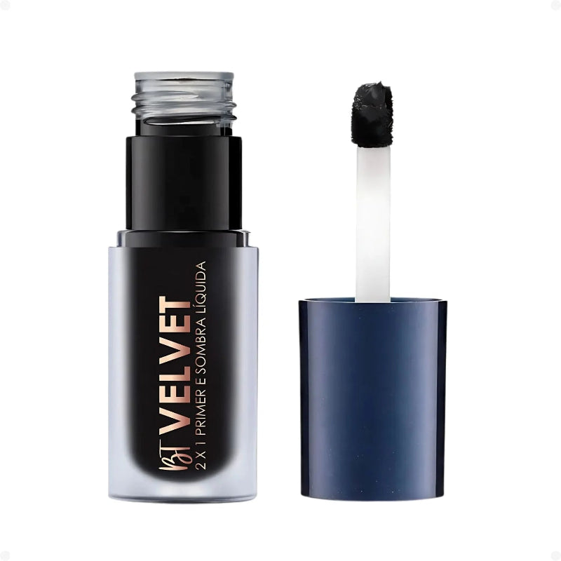 Bruna Tavares BT Velvet 2x1 Primer  Sombra Liquida 6ml Black