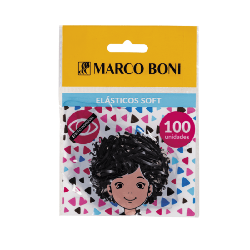 Marco Boni Elástico Soft Preto 100 Unidades