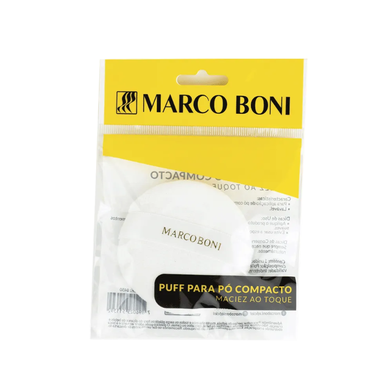 Marco Boni Esponja Puff Para Pó Compacto Ref. 8450