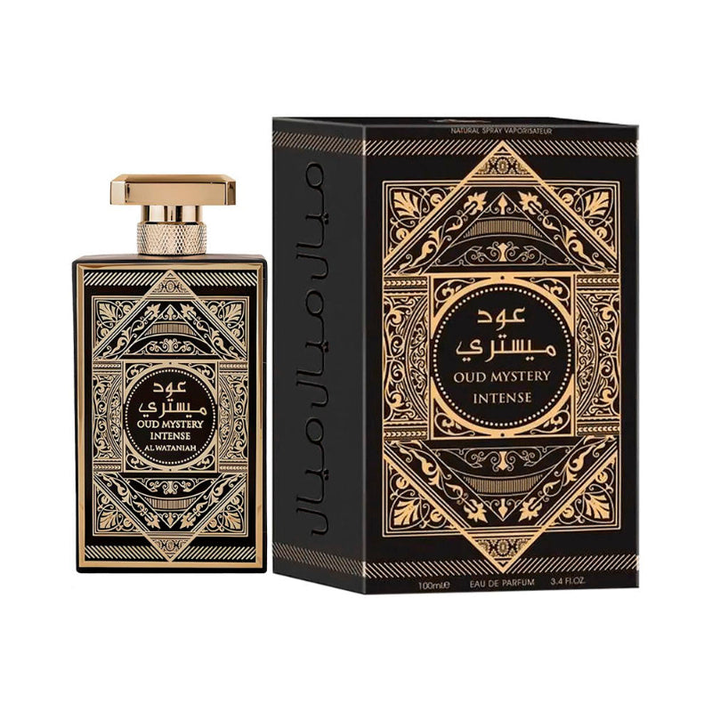 Al Wataniah Oud Mystery Intense Masculino  100ml Eau De Parfum