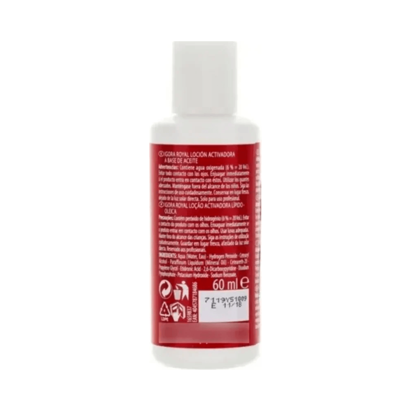 Schwarzkopf Agua Oxigenada Igora Royal 9% 30Volumes 60ml