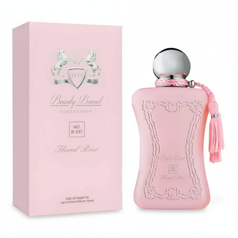 Beauty Collecton B-037 Floral Rose Feminino 75ml Eau De Parfum