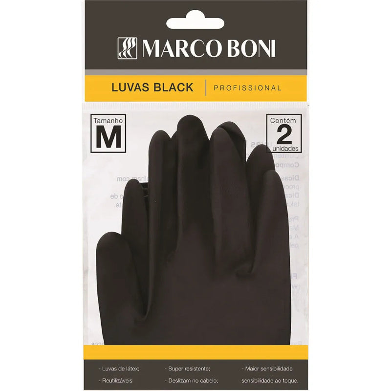 Luva Marco Boni Profissional Black M C/02 Uni