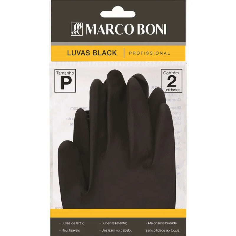 Luva Marco Boni Profissional Black P C/02 Uni