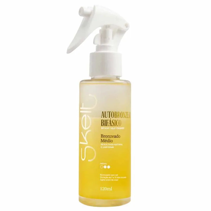 Skelt Autobronzeador Bifásico Médio 120ml