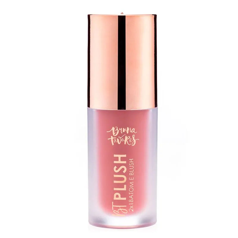 Bruna Tavares BT Plush 2X1 Batom E Blush Vintage 6G