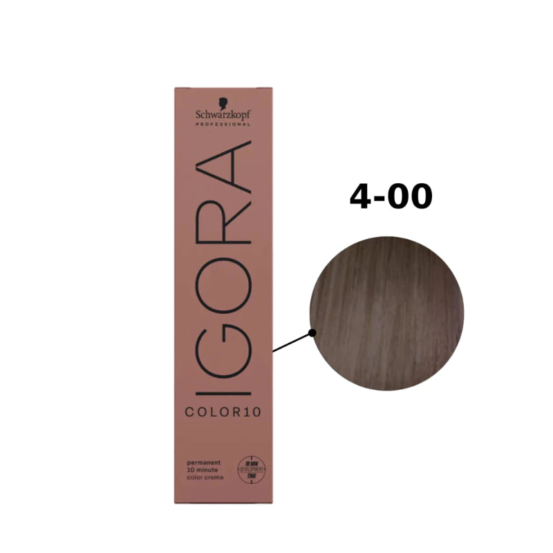 Schwarzkopf Igora Color 10  Castanho Medio Natural Extra  4-00   60ml
