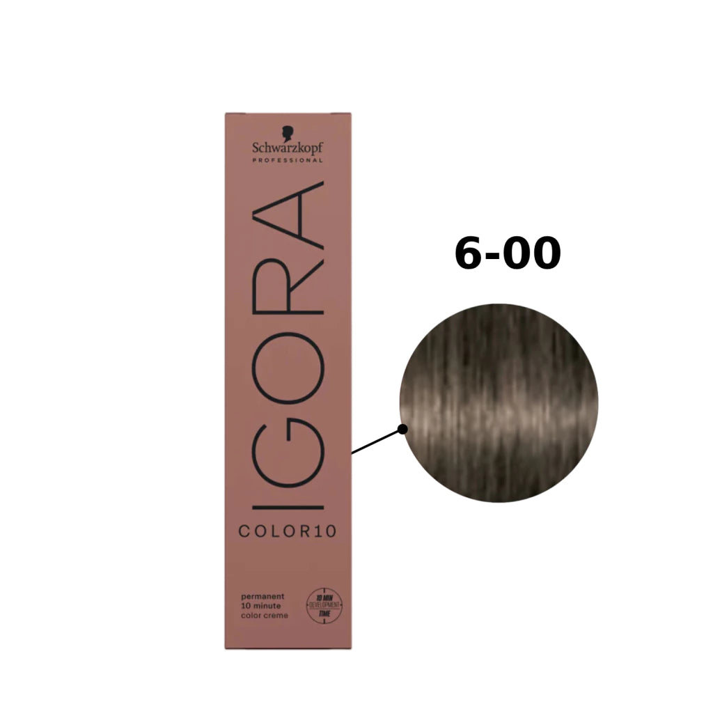Schwarzkopf Igora Color 10 Louro Escuro Natural Extra 6-00   60ml