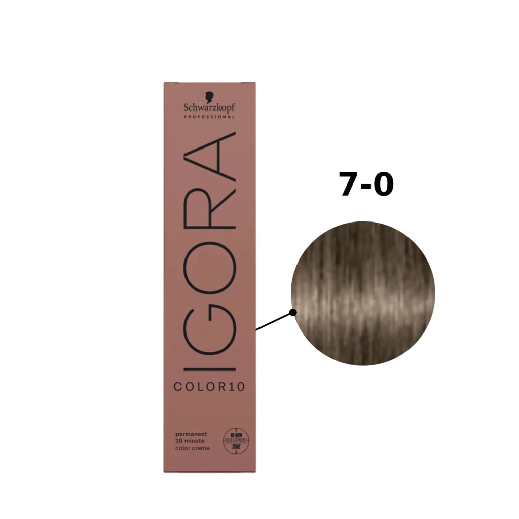 Schwarzkopf Igora Color 10 Louro Médio Natural 7-0   60ml