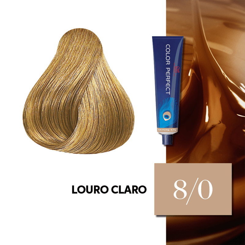 Wella Tintura Color Perfect 8/0 Louro Claro 60ml