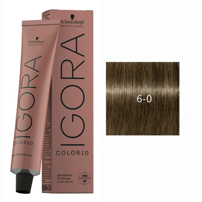 Schwarzkopf Igora Color 10 Louro Escuro Natural 6-0   60ml